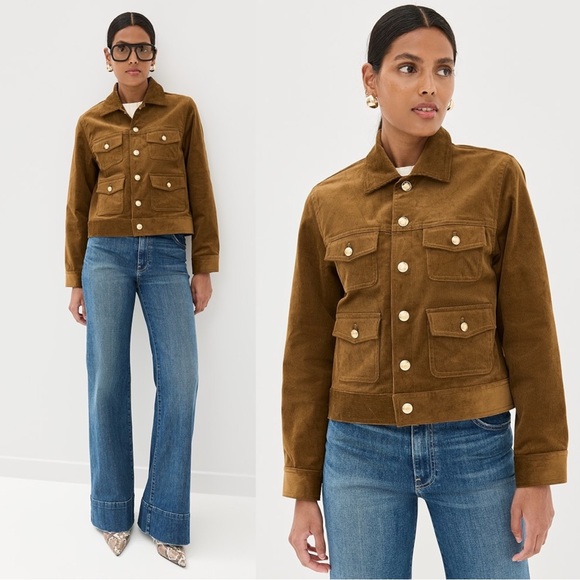 Nili Lotan Jackets & Blazers - NWT Nili Lotan Lizeth Cotton-Blend Corduroy Jacket XS in Camel